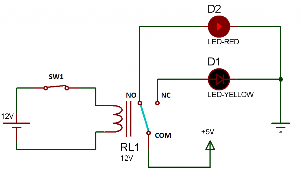 Relay Working With Circuit And Example Pija Education