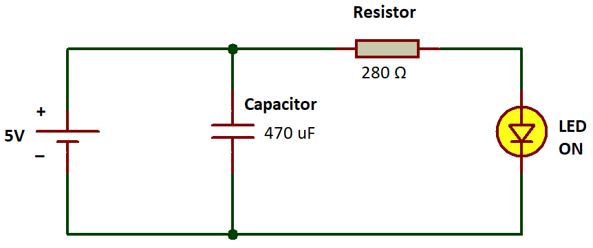 capacitor in parallel circuit