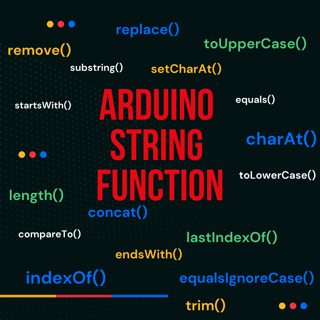 String Function in Arduino