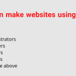Who can make websites using Google Sites?